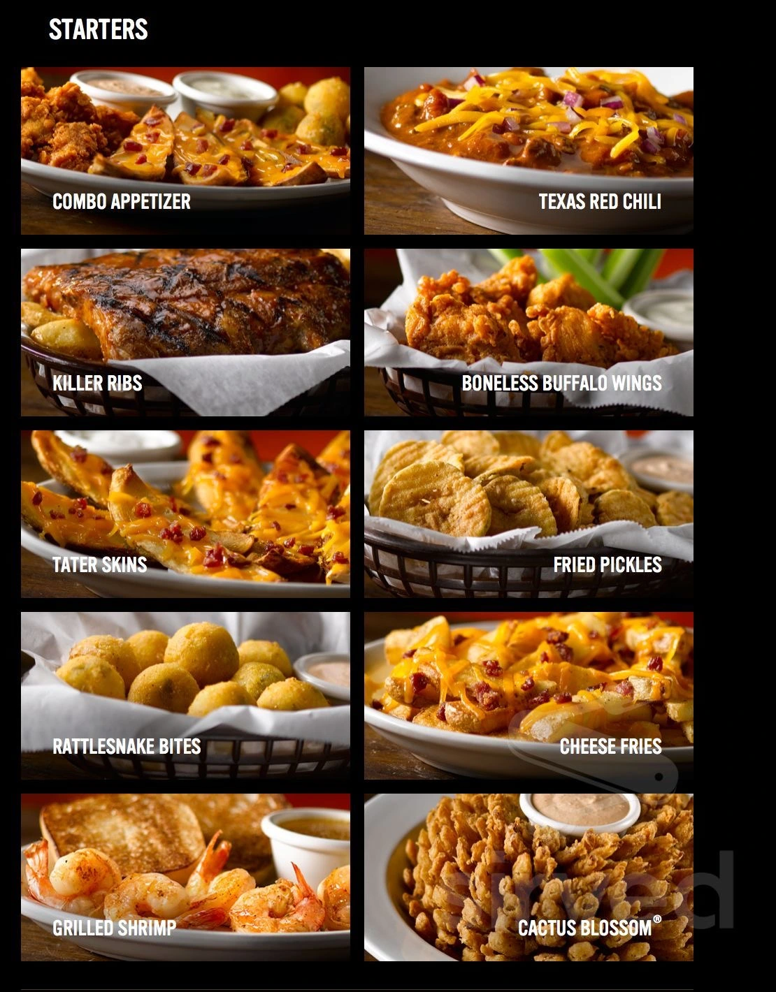 Texas Roadhouse Early Dine Menu