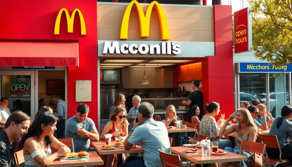 what time does Mcdonald's serve lunch​